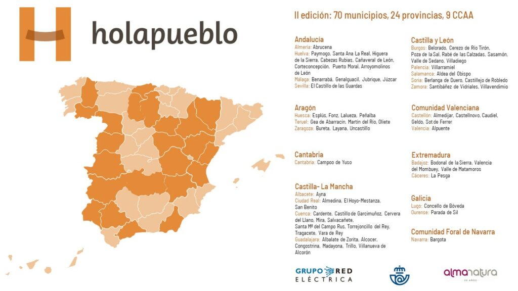 70 municipios forman parte de la II Edición de Holapueblo – holapueblo